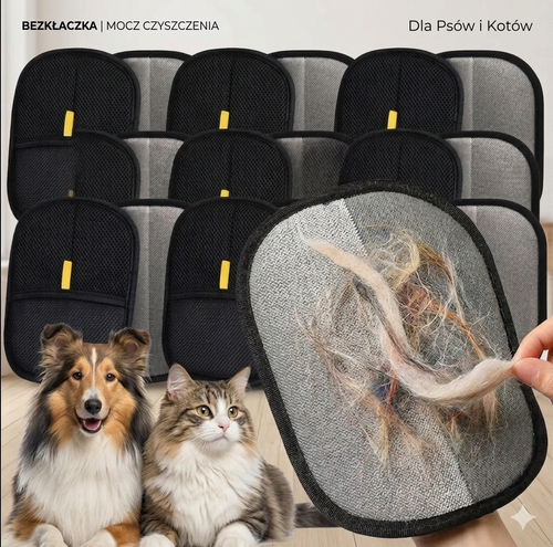 BezKłaczka - szczotka do usuwania sierści zwierząt